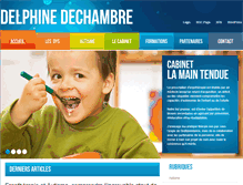 Tablet Screenshot of delphinedechambre.fr